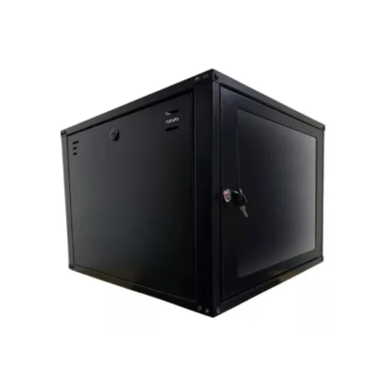 RACK PADRÃO 19'' 9U X 370MM ACR SOLDA PAREDE