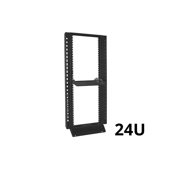RACK COLUNA ABERTO STANDARD 19" 24U  1335MM X 570MM X 390MM