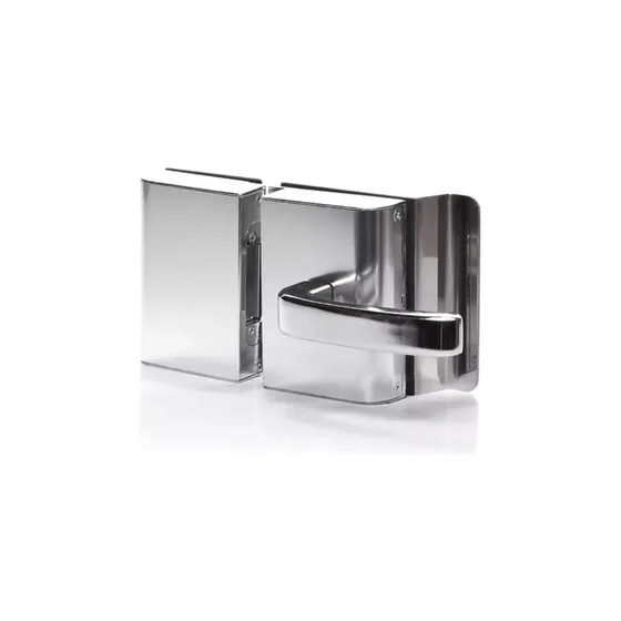 Fechadura Inox Porta Vidro/Vidro - Rasgo - Abertura Externa PVR2E Agl
