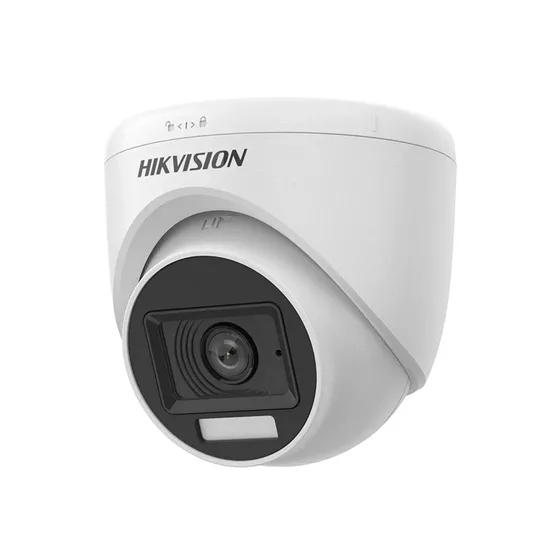 CAMERA DOME 2MP LUZ HIBRIDA INTELIGENTE FIXA HIKVISION DS-2CE76D0T-EXLPF
