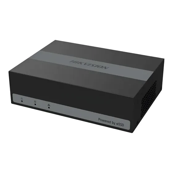 E-DVR 4 Canais 1080p 1U ESSD Acusense 1tb Hikvision IDS-E04HQHI-B